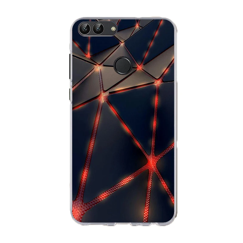 Умный чехол для Huawei P Мягкая силиконовая прозрачная задняя крышка из ТПУ телефона
