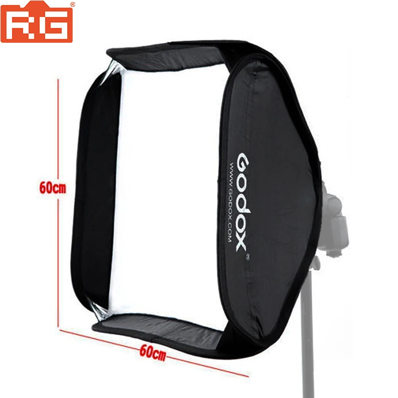 Софтбокс Godox 60x60 см(только софтбокс) для студийной вспышки камеры, крепление Bowens Elinchrom