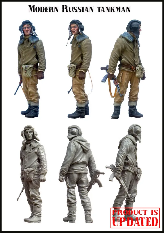 Современный русский танкман (B) 1/35 набор моделей из смолы|resin model kits|model kitmodern russian |