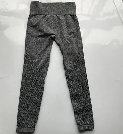 dark gray Женские Бесшовные Леггинсы, штаны для йоги с высокой талией и эффектом пуш-ап, спортивные Леггинсы для фитнеса, тренажерного зала, спортивные колготки - Цвет: dark gray