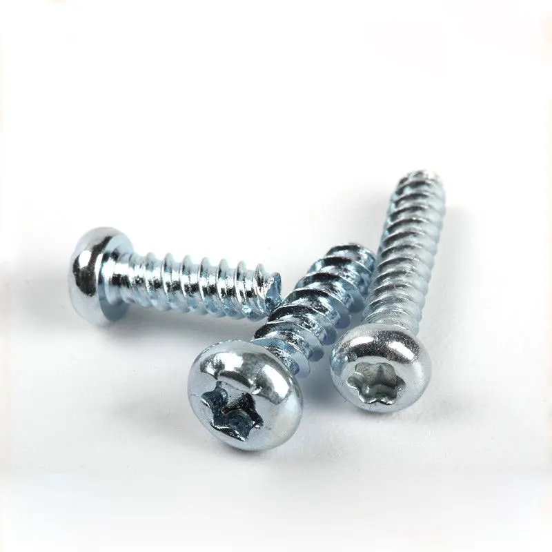 50 шт. M2.6x (8 10 12 мм длина) Самонарезающий винт Torx T & TX с круглой головкой