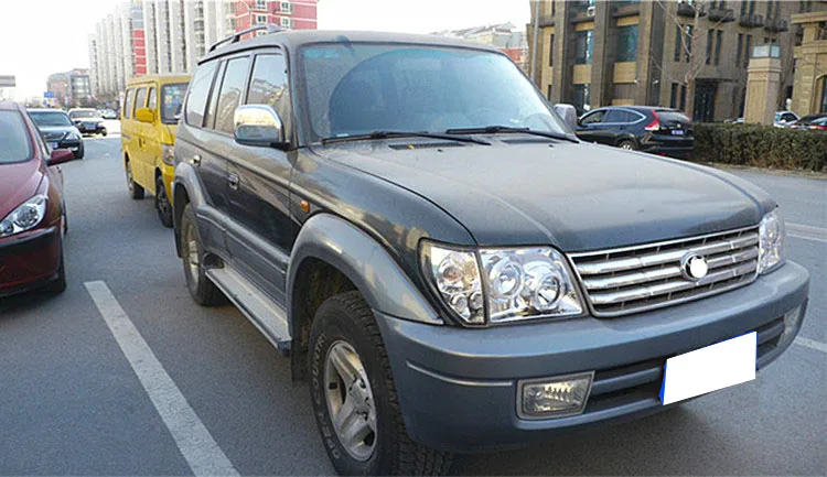 Автомобильный Стайлинг 1 шт. для Toyota Prado LC90 fj95 3400 2700 1996-2002 ABS хромированная решетка переднего бампера вентиляционная решетка отделка отверстий