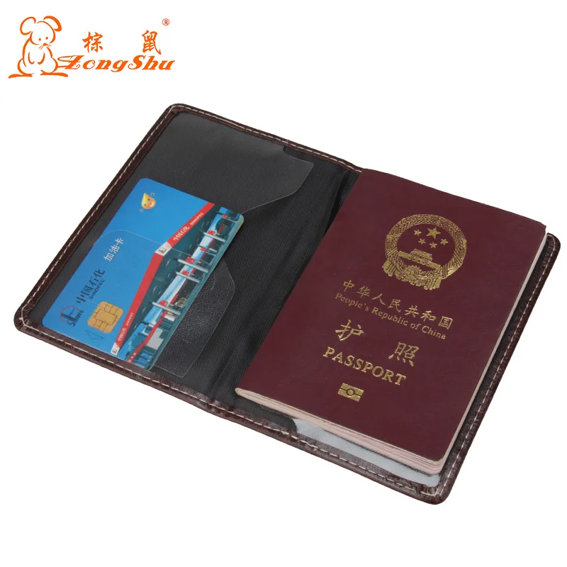 ПУ кожа США американская эмблема держатель карты сумка для путешествий ID