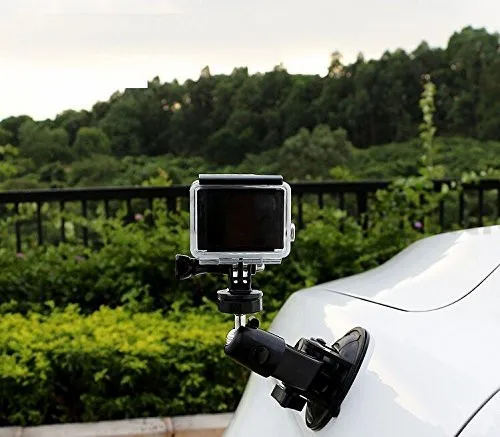 Сверхмощное автомобильное крепление на присоске для экшн камеры Sony Gopro Sjcam Sj4000