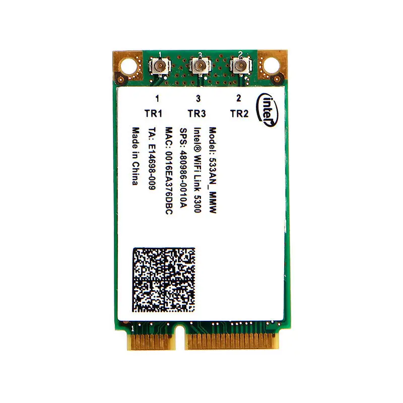 Беспроводная карта адаптера для 2 4 ГГц Intel Wifi 5300 5300agn 533AN_MMW 5 300M/450M Mini PCI E Network full dell acer asus|pci-e network|wireless adapterwireless card