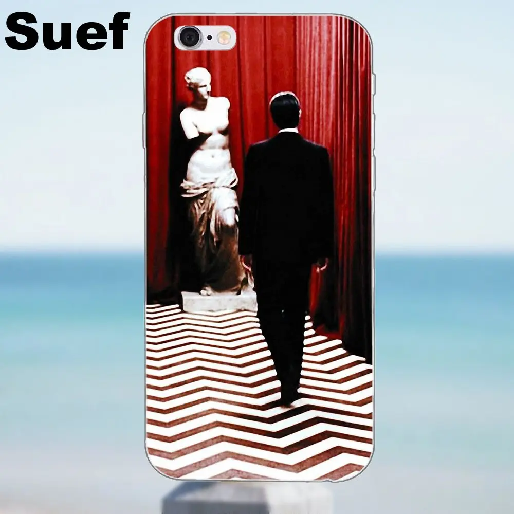 Черный домик мечты Твин Пикс для iPhone 4 4S 5 5S 5C SE 6 6S 7 8 Plus X Galaxy J1 J3 J5 J7 A3 A5 2016 2017 TPU