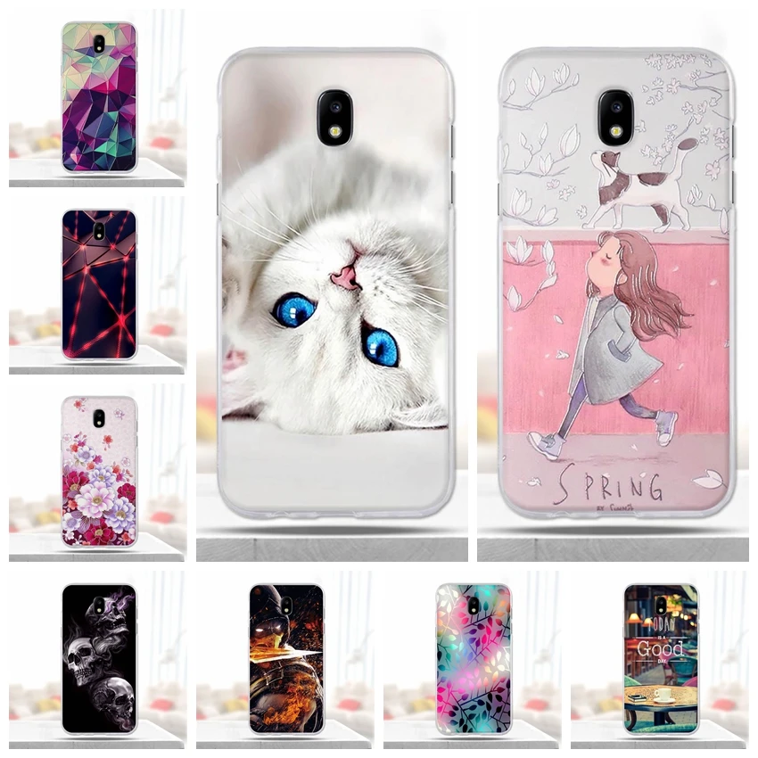 Для Funda Samsung Galaxy J3 2017 чехол мягкий силиконовый 3d для J7 J5 Coque | Мобильные телефоны и