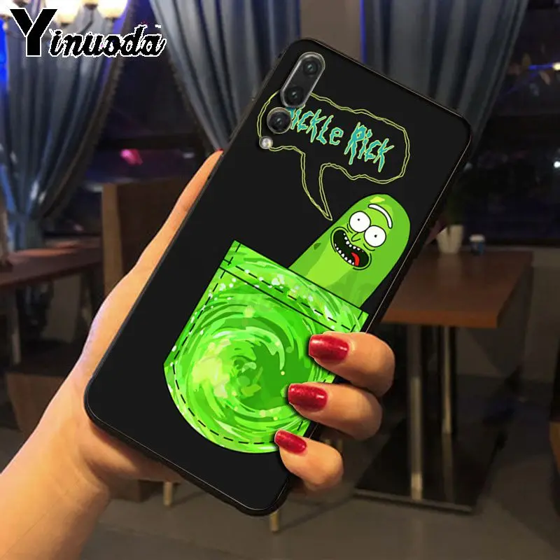 Чехол для телефона Yinuoda Rick and Morty Pickle Huawei nova 3i P20Lite P10 Plus Mate10Lite Mate20 P20 Pro honor 20 7a