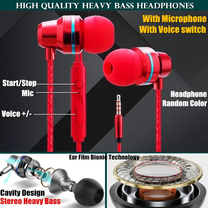 Беспроводной Bluetooth 2 4 HiFi HD MP3 MP4 плеер 1 дюйма стереонаушники с микрофоном и без