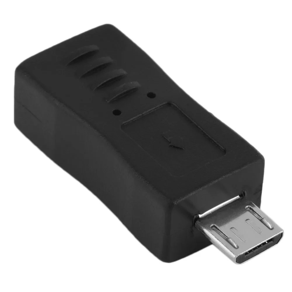 Универсальный мини USB адаптер гнездо к микро штекер конвертер