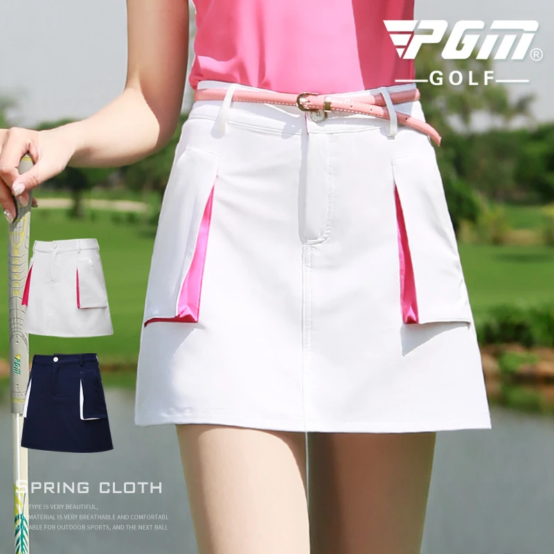 Pgm Golf Женская юбка с высокой талией спортивные короткие юбки для тенниса фитнеса
