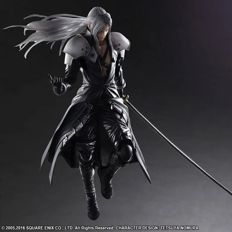 Игра искусство Kai Final Fantasy VII 7 шарнир подвижный Sephiroth ПВХ фигурка Коллекционная