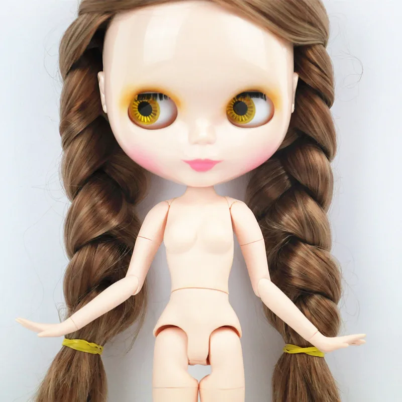 Фабрика Blyth кукла с гибкими суставами 1/6 2 косы центральной стричь волосы