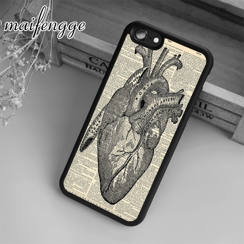Чехол книжка maifengge с сердечками для iPhone 5 6 6s 7 8 plus X XR XS max 11 12 Pro Samsung Galaxy S7edge S8 S9 S10|case