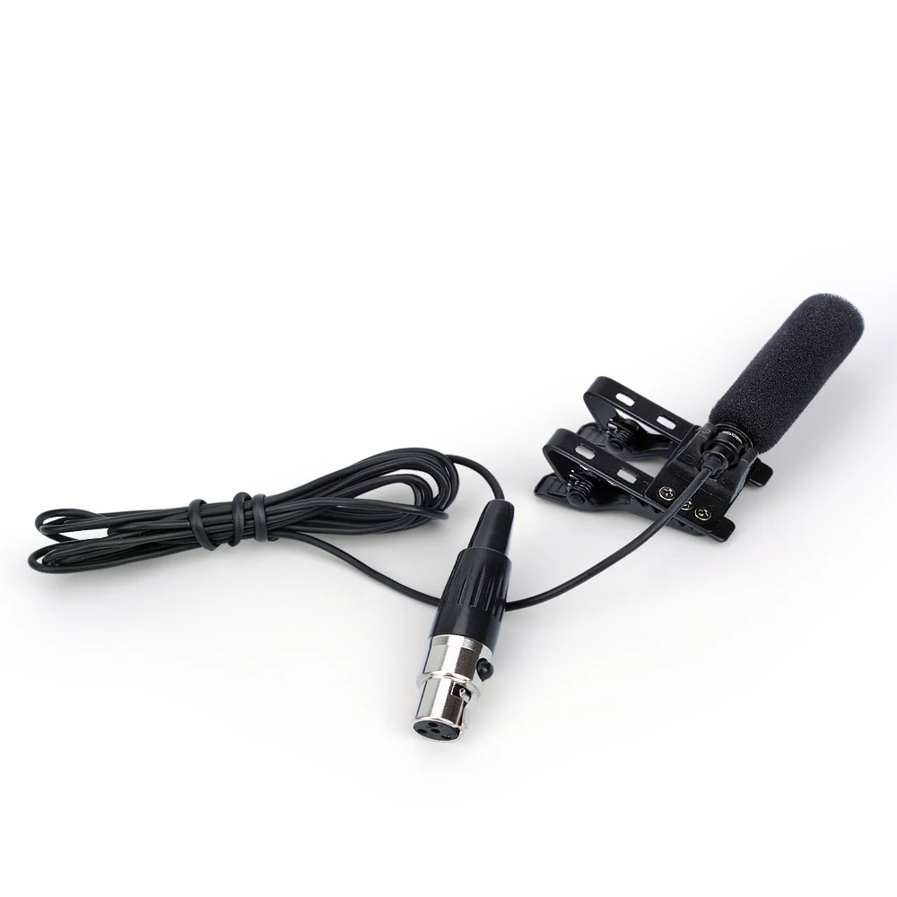 

Long Distance Sound-absorbing !! Professional 4Pin Lapel Mini Condenser Microphone for SHURE Wireless Transmitter mini 4-Pin XLR