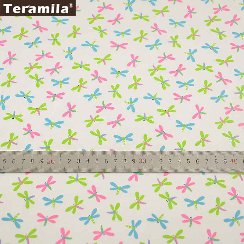 Новые поступления Текстиль для дома красочные стрекозы Шаблоны 100% хлопок Ткань