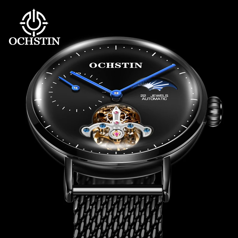 2019 Горячие OCHSTIN Для мужчин Tourbillon автоматические механические часы от топ бренда