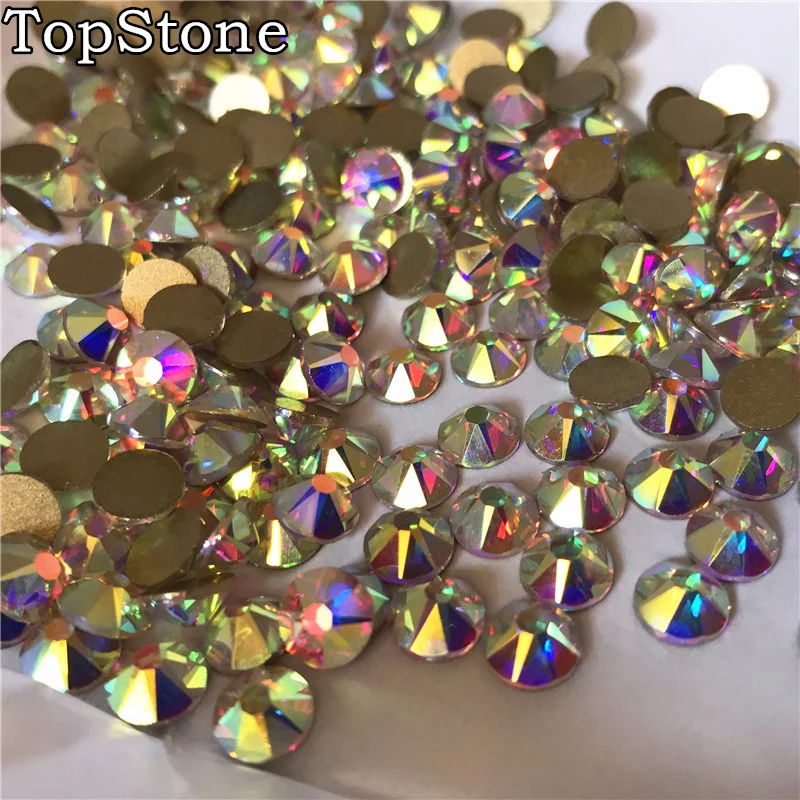 TopStone 2088 #16 срезов (8 Большие 8 маленьких) кристалл прозрачный AB без Исправлений