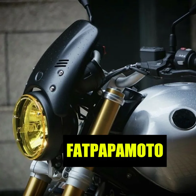 Светодиодная защита фар мотоцикла для BMW R Nine T скремблер|Боковые зеркала и