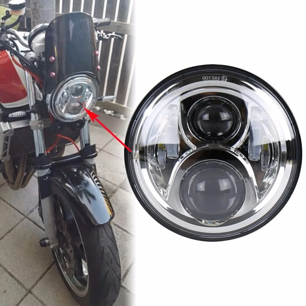 7 дюймовый мотоциклетный светодиодный проектор DRL передсветильник РА s с