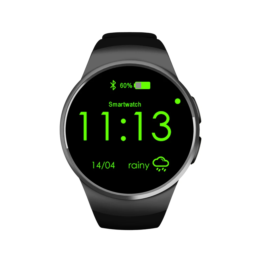 Новые смарт-часы KW18 + Android трекер здоровья MTK2502c Bluetooth уведомления поддержка