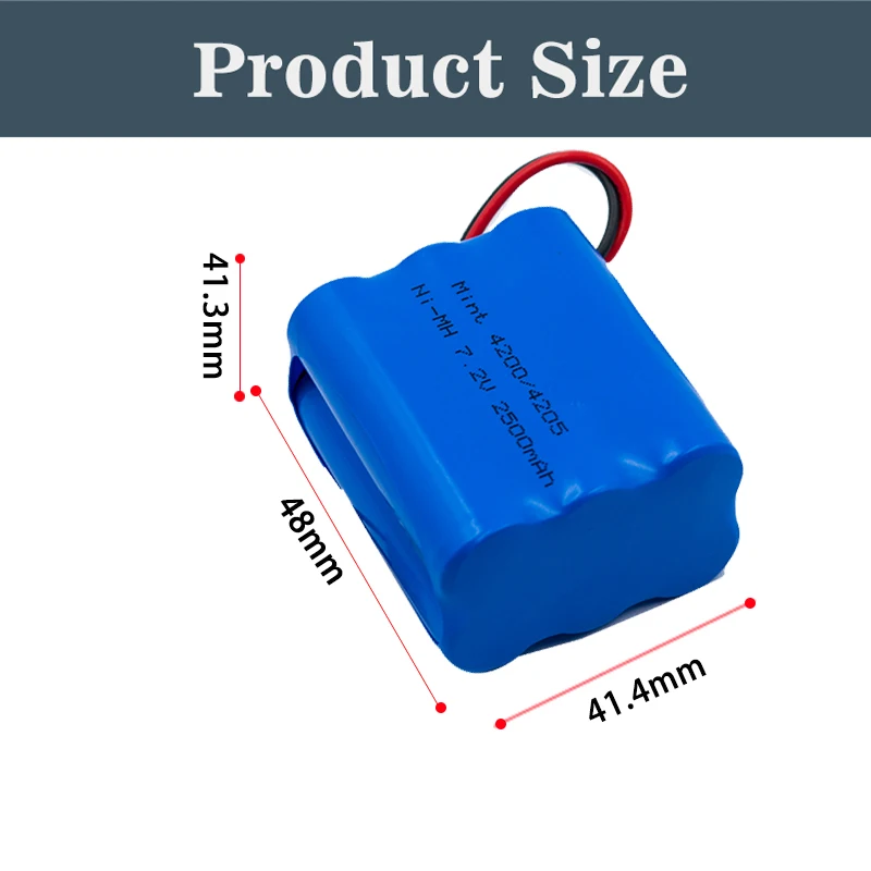 PALO высокое качество Ni-MH 7,2 V 2500mAh подметальный робот аккумуляторная батарея для Mint 4200 4205 iborot braava 320 321 и т. Д