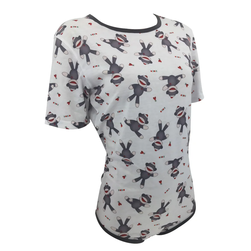 XL-No.2 Abdl взрослый комбинезон милый Ddlg Женский высокого класса с коротким рукавом повседневные подгузники любовник с застежкой в промежности комбинезон папы дом розовый принцесса - Цвет: XL-No.2