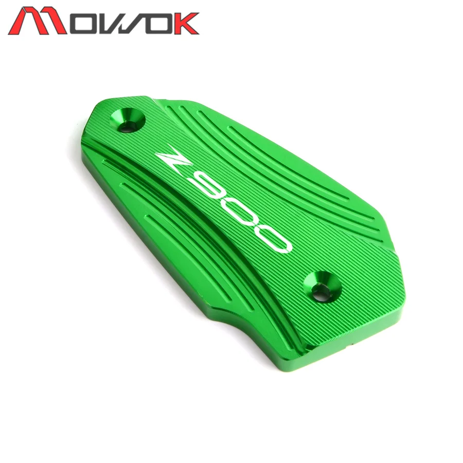 Front green Горячая мотоцикла CNC передний и задний тормозной цилиндр для жидкости главный резервуар Крышка крышки для Kawasaki z900 - Цвет: Front green