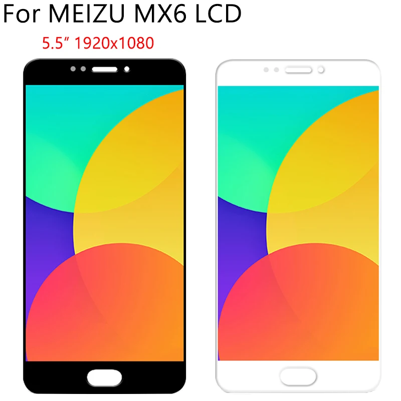 5," ЖК+ рамка для MEIZU MX6 ЖК-дисплей кодирующий преобразователь сенсорного экрана в сборе запасная часть Протестировано без битых пикселей