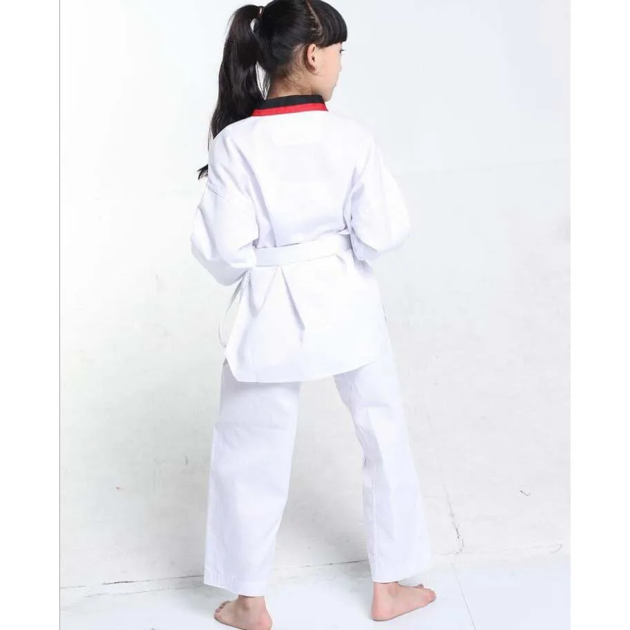 Детская одежда Детские хлопковые комплекты Tae Kwon Do рубашка для мальчиков + брюки