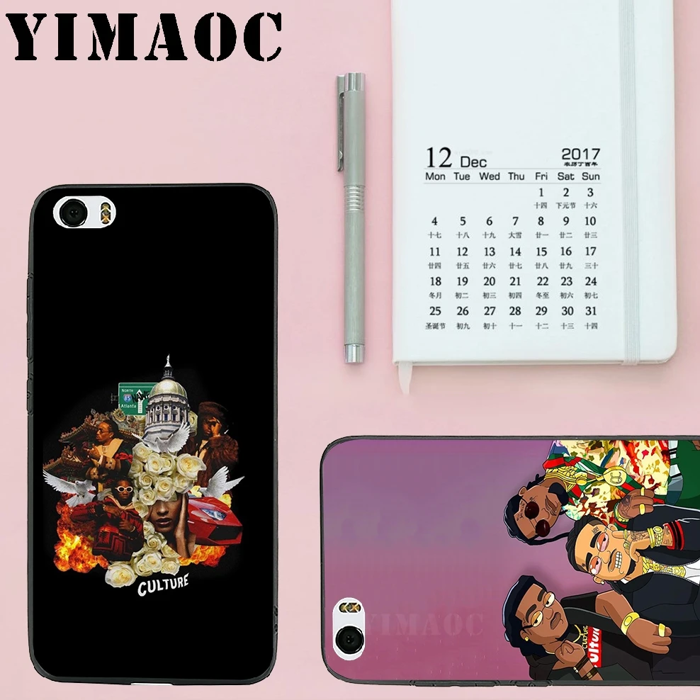 YIMAOC Migos Hip Pop star Soft Silicone Case for Xiaomi Redmi 6 Note 4X 4A 5A 5 Plus MiA1 A2 Pro Lite Mi 8 A1 |