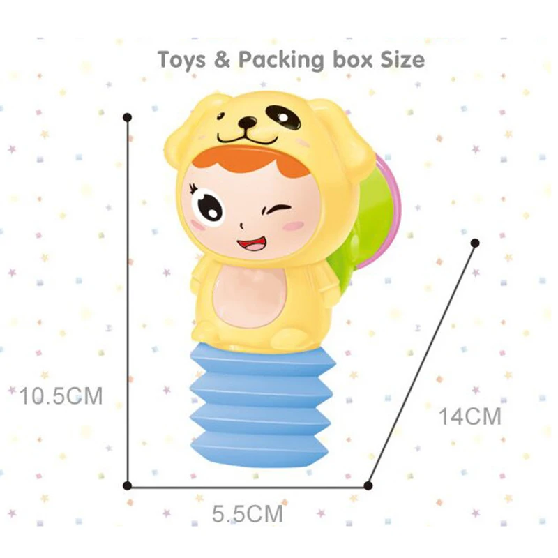 1pc Animal Shape Music Hammer Take Baby Educational Develop Intelligence for Children Xmas Birthday Gift Fun Games Toys | Игрушки и