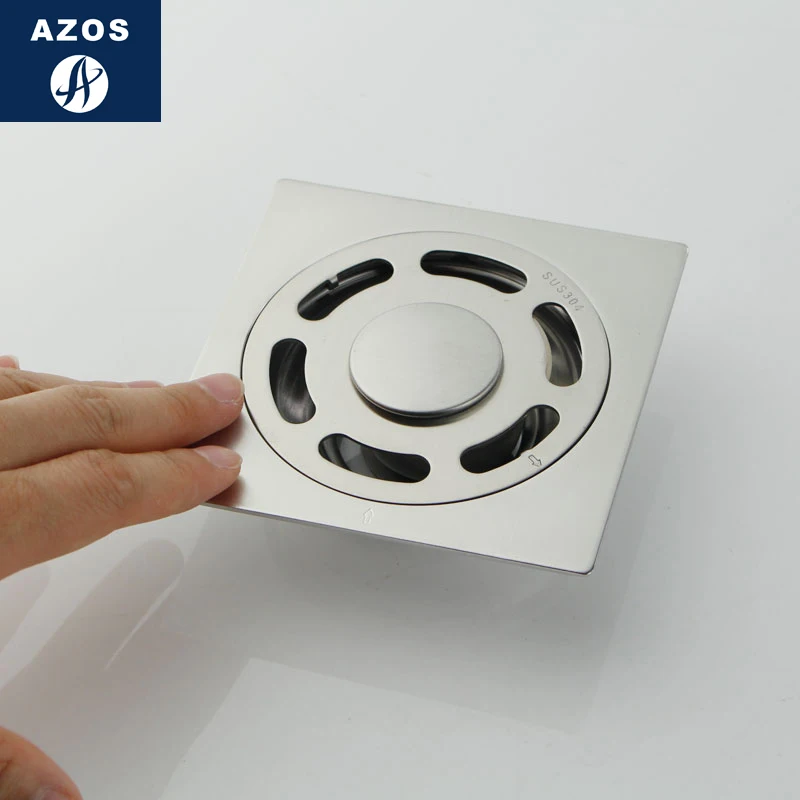AZOS SUS304 нержавеющая сталь мелководное уплотнение для слива пола стиральная