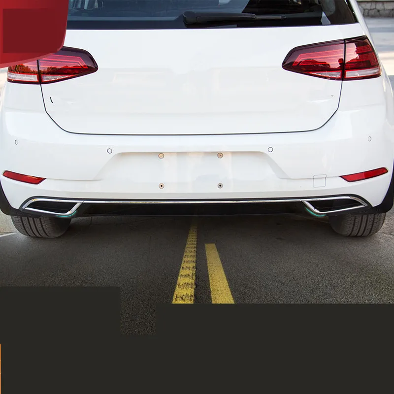 2 шт./компл. горловина из нержавеющей стали для Volkswagen Golf 7/7 5 2018 CA125|Хромирование| |