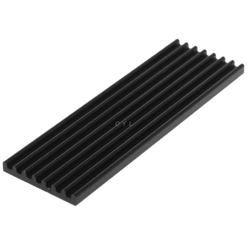 Чистый алюминиевый Охлаждающий радиатор тепловой коврик для N80 NVME M.2 форм фактор