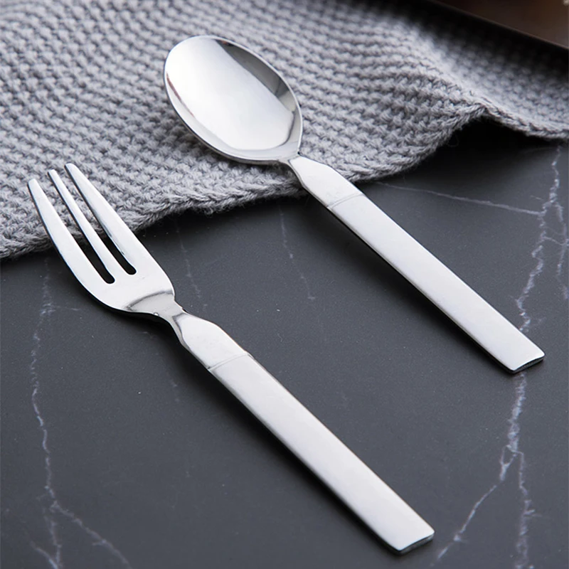 

Вилка для фруктов из нержавеющей стали, импортная японская креативная детская вилка для торта, бытовая посуда, кухонная утварь, ложка для ед...