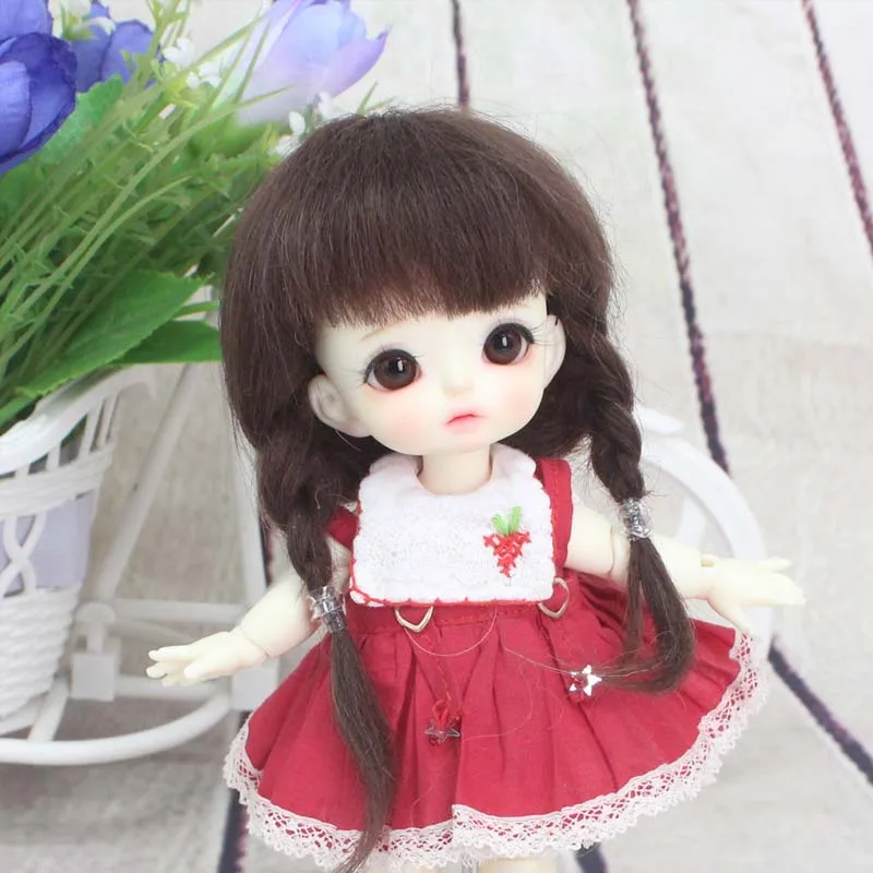 Мохеровый парик для шарнирной куклы 5 цветов милый BJD 1/8 | Игрушки и хобби