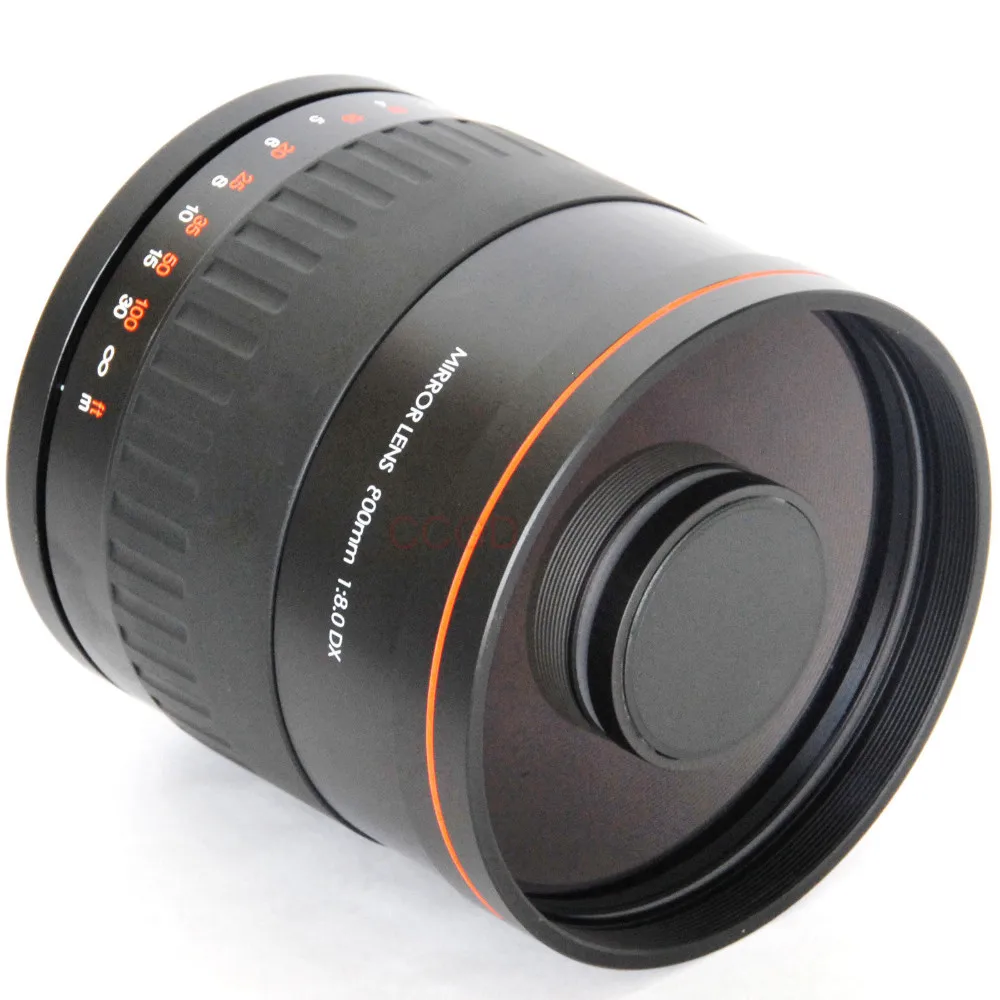 Зеркальный объектив JINTU Super 900 мм f/8 с кожаным чехлом для Fuji film X внешняя