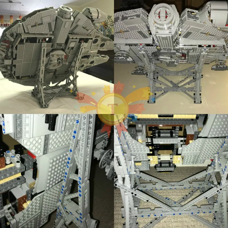 MOC Millennium Falcon вертикальная подставка для дисплея совместима 05132 и 75192 Ultimate