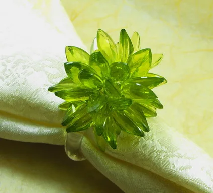 

Свадьба и кольцо для салфеток жемчуг, держатель для салфеток из бисера