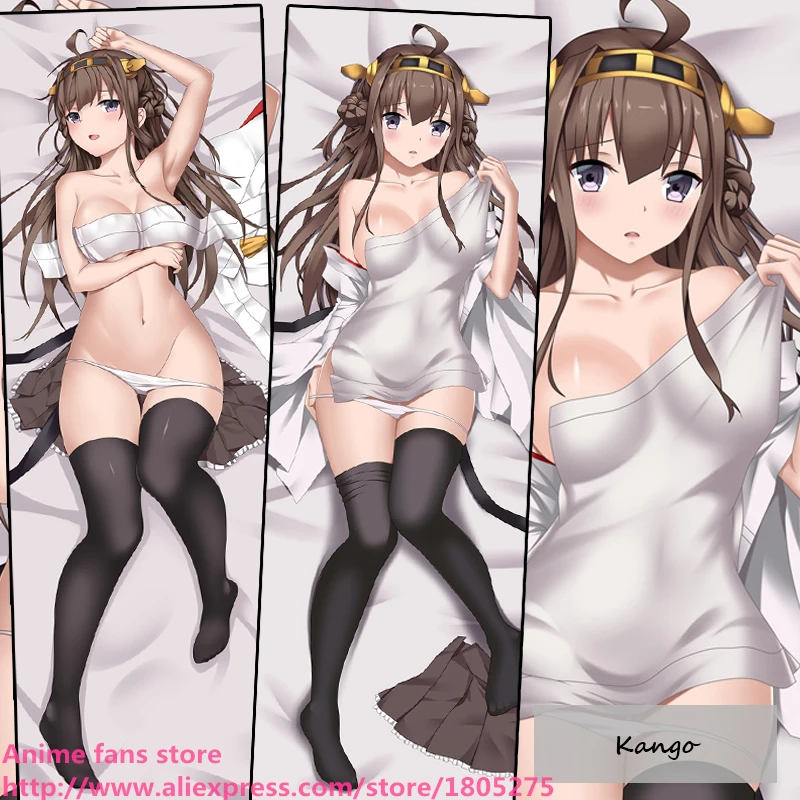 

Сексуальная японская аниме Kantai Collection Kongou Cute Наволочка Чехол для подушки Обложка декоративная Обложка