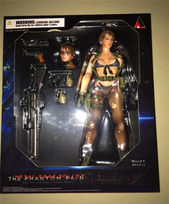 PLAY ARTS 27 СМ Металлическая Шестерня Тихая фигурка модель игрушки | Игрушки и хобби