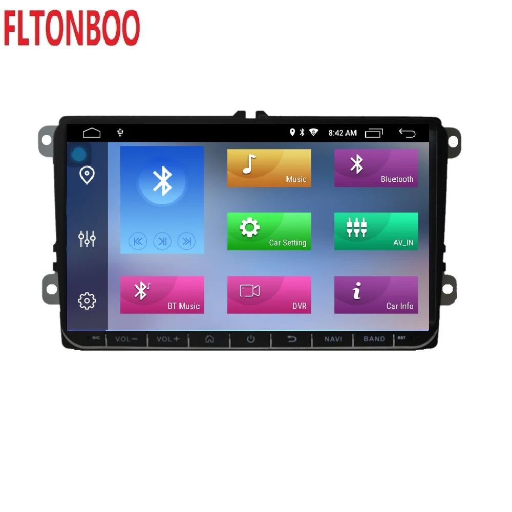 9 &quotAndroid Автомобильный GPS навигатор для VW GOLF 5 6 Polo Passat b5 Jetta Tiguan Touran Skoda seat canbus руль 32