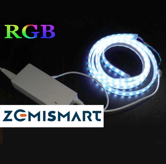 Драйвер Zemismart Zigbee ZLL 3 0 с низковольтной светодиодной лентой 5 м RGB управляется