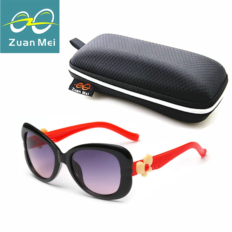 Детские солнцезащитные очки бренда Zuan Mei для девочек милые детские очки для мальчиков солнцезащитные очки для детей ZM6136.
