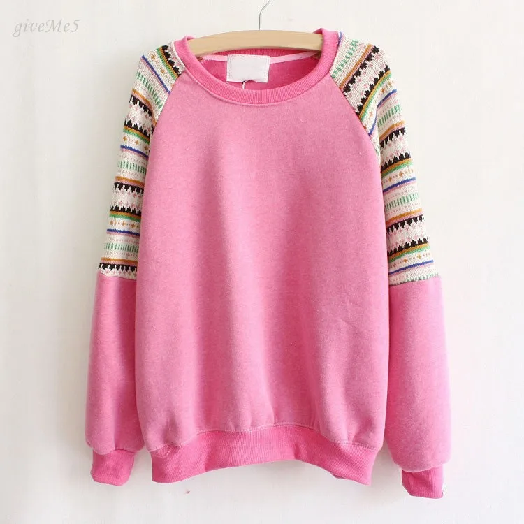 Новинка 2017 Повседневная Женская толстовка флисовая однотонный модный костюм для