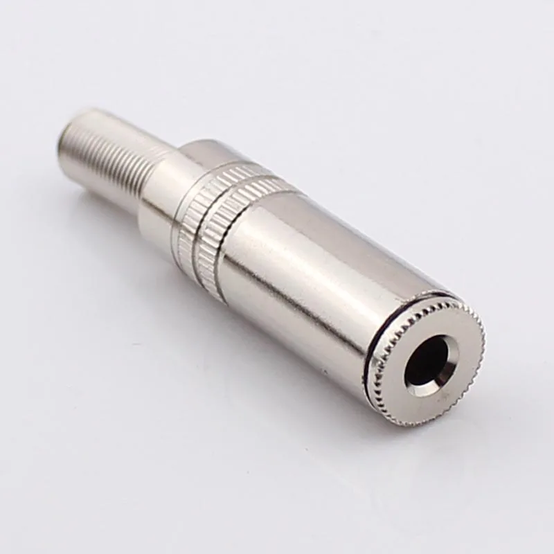Металлический аудиоразъем Jack 3 5 мм стерео (двухканальный) маленький трехжильный