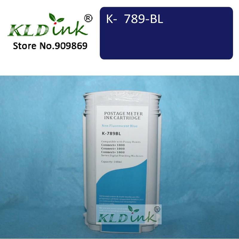 Совместимый чернильный картридж 789 BL для Pitney Bowes Connect + 1000 Series 2000 3000 Series|ink