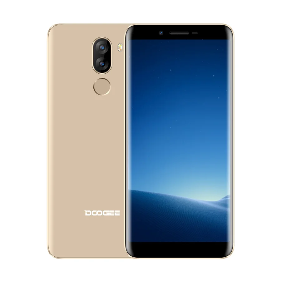 DOOGEE X60L Android 7 0 отпечатков пальцев 5 ''мобильный телефон MTK6737 2 ГБ + 16 Гб 3300 мАч