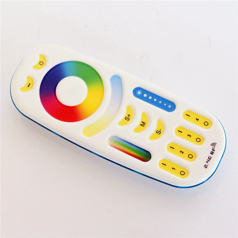 1 шт. беспроводная Светодиодная лампа 2 4G с 4 зонным сенсорным экраном|led remote